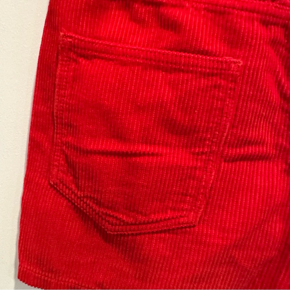 Women’s BDG Red Corduroy Shorts 100% Cotton - Picture 6 of 9